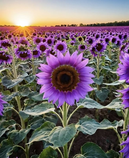 Purple Sunflower Seeds