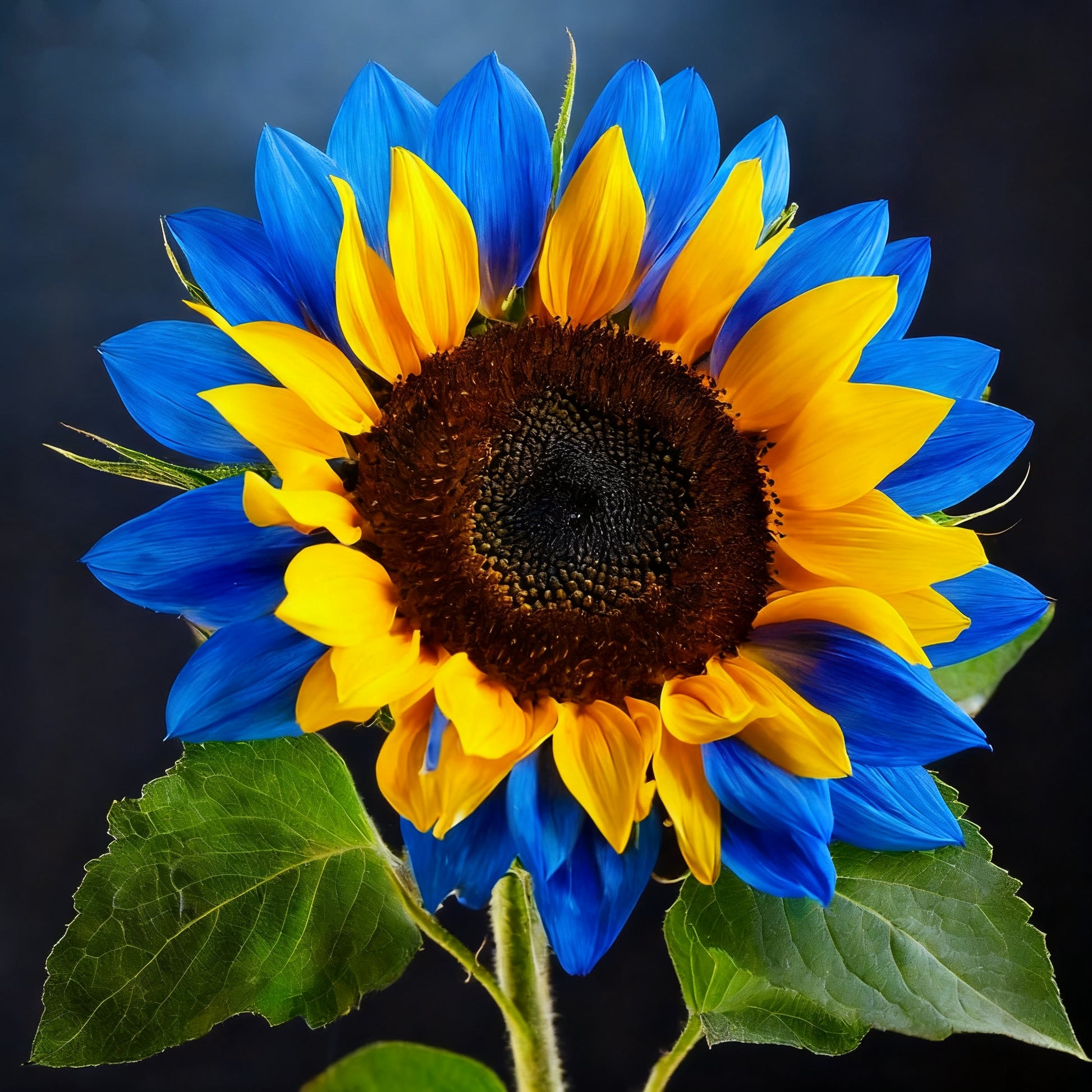 🌌🔥 Midnight Blaze Sunflower Seeds🪴– The Rarest Sunflower You’ll Ever Grow! 🌻