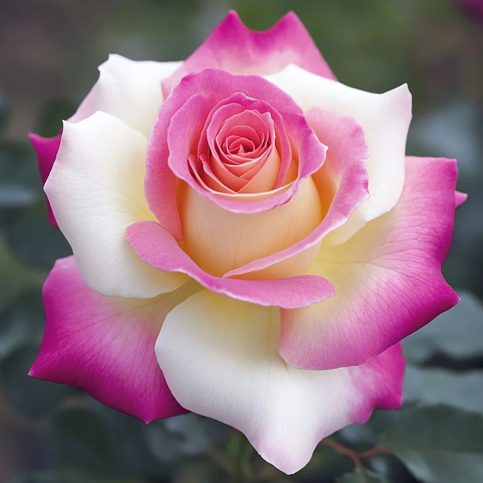 Rare Blue Moon Rose 🌌Multi-Colored Petal Lace Rose🌈🌹