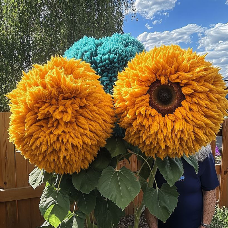 🌻 Adorable Giant Teddy Bear Sunflower 🔆