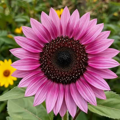 🌌🔥 Midnight Blaze Sunflower Seeds🪴– The Rarest Sunflower You’ll Ever Grow! 🌻