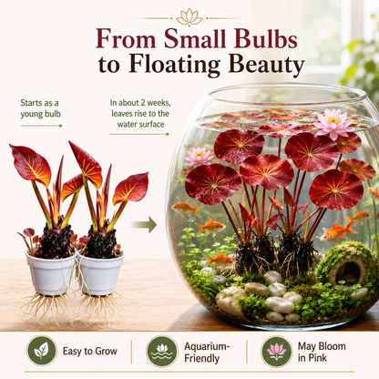 🌸 Hydroponic Lotus Planting Roots – Create a Beautiful Indoor Water Garden