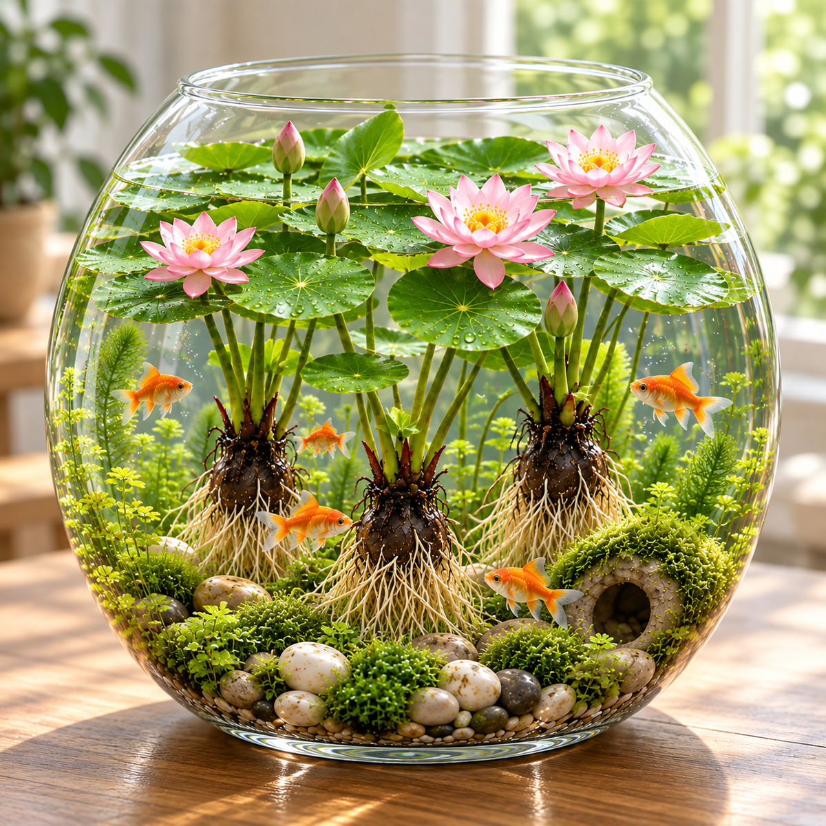 🌸 Hydroponic Lotus Planting Roots – Create a Beautiful Indoor Water Garden