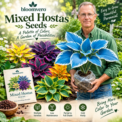 🌼 Mixed Hosta Seeds – Endless Foliage Beauty Through the Seasons