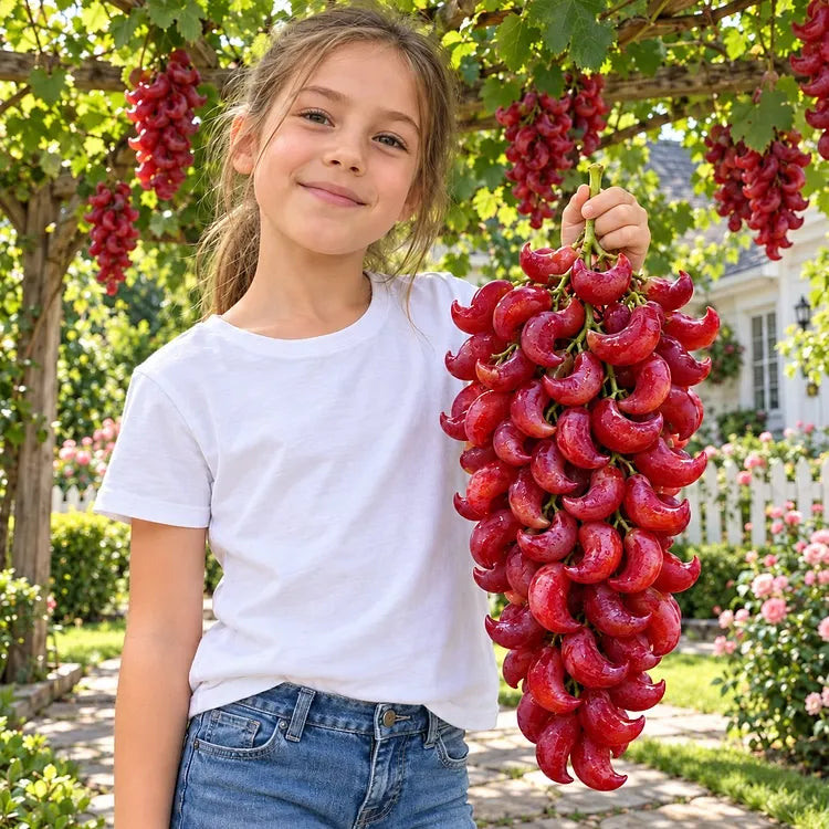 🍇 Rare Crescent Moon Grapes – Grow Stunning Moon-Shaped Grapes at Home!