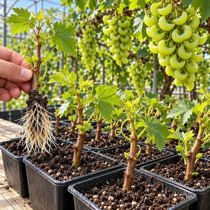 🍇 Rare Crescent Moon Grapes – Grow Stunning Moon-Shaped Grapes at Home!