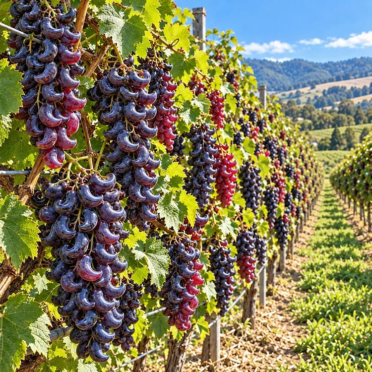 🍇 Rare Crescent Moon Grapes – Grow Stunning Moon-Shaped Grapes at Home!