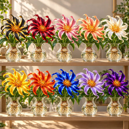 🌸 Giant Ribbon Lily Bulbs– Spectacular Curled Blooms for Water & Soil!