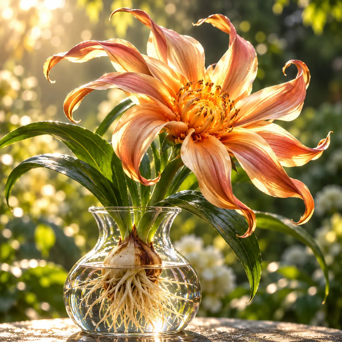 🌸 Giant Ribbon Lily Bulbs– Spectacular Curled Blooms for Water & Soil!