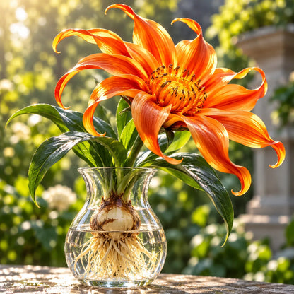 🌸 Giant Ribbon Lily Bulbs– Spectacular Curled Blooms for Water & Soil!