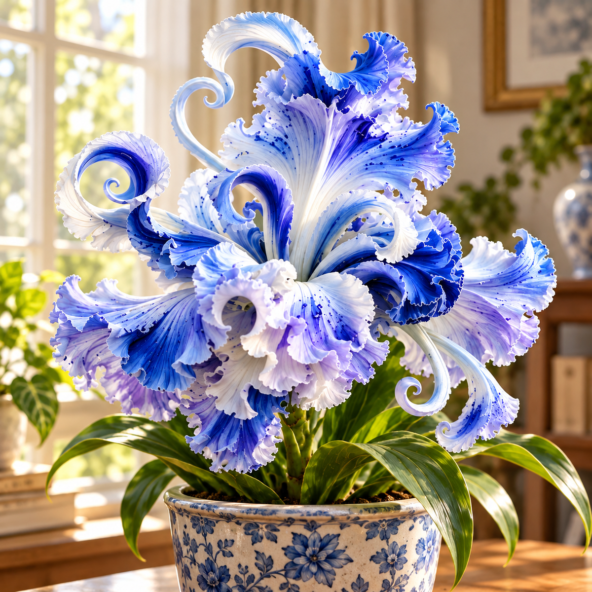 🌸 Royal Ruffle Fantasy Lily Bulbs – Grow in Water or Soil, Giant Ruffled Blooms