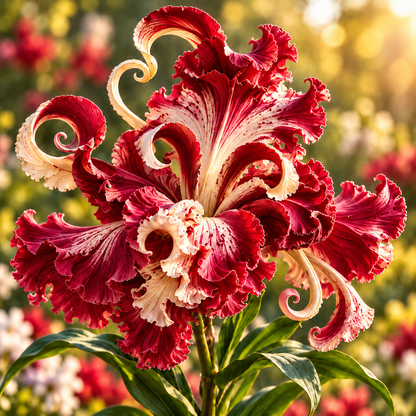 🌸 Royal Ruffle Fantasy Lily Bulbs – Grow in Water or Soil, Giant Ruffled Blooms