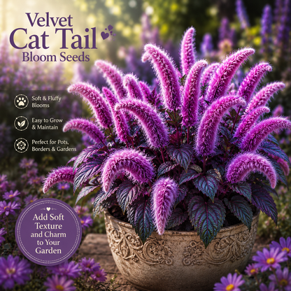 🐈Velvet Cat Tail Bloom Seeds-Bring a Little Furry Magic to Your Garden😻✨