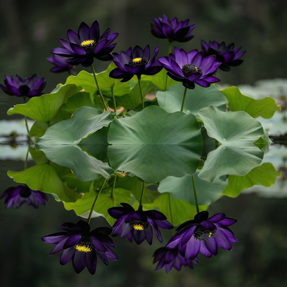 💮Midnight Purple Lotus Seeds