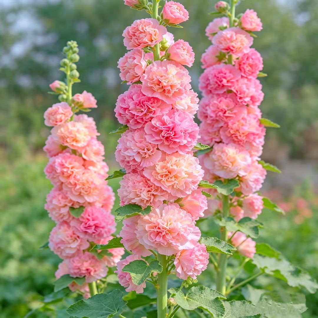 🌺Double Fragrant Hollyhock Seeds
