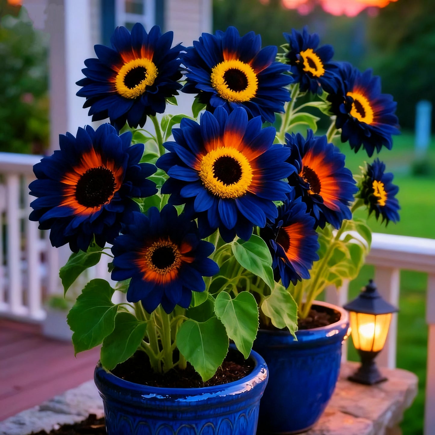 🌌🔥 Midnight Blaze Sunflower Seeds🪴– The Rarest Sunflower You’ll Ever Grow! 🌻