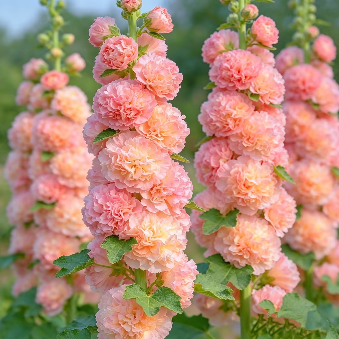 🌺Double Fragrant Hollyhock Seeds