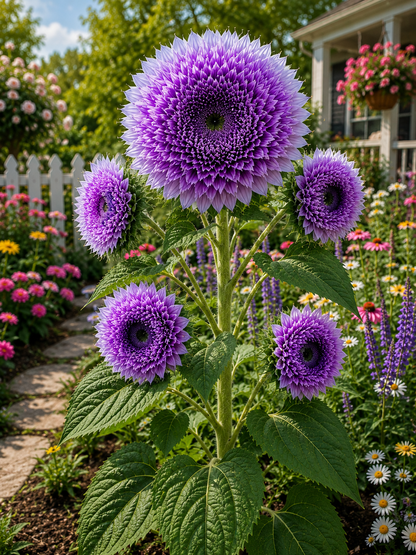 🌈 Rainbow Pompon Sunflower Seeds – Grow the Most Magical Sunflowers in Your Garden! 🌻✨