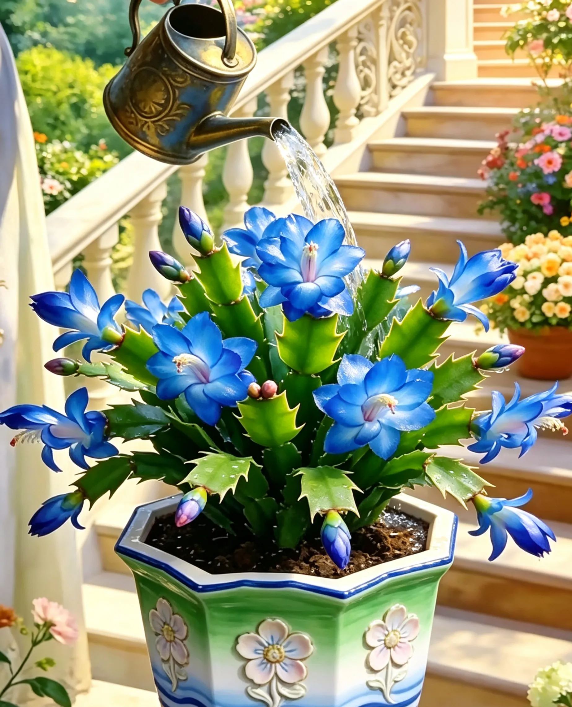 🦀Mix Colors Schlumbergera Bulbs– Easy-Care Blooms in Every Shade, Even in Winter ❄️🌈