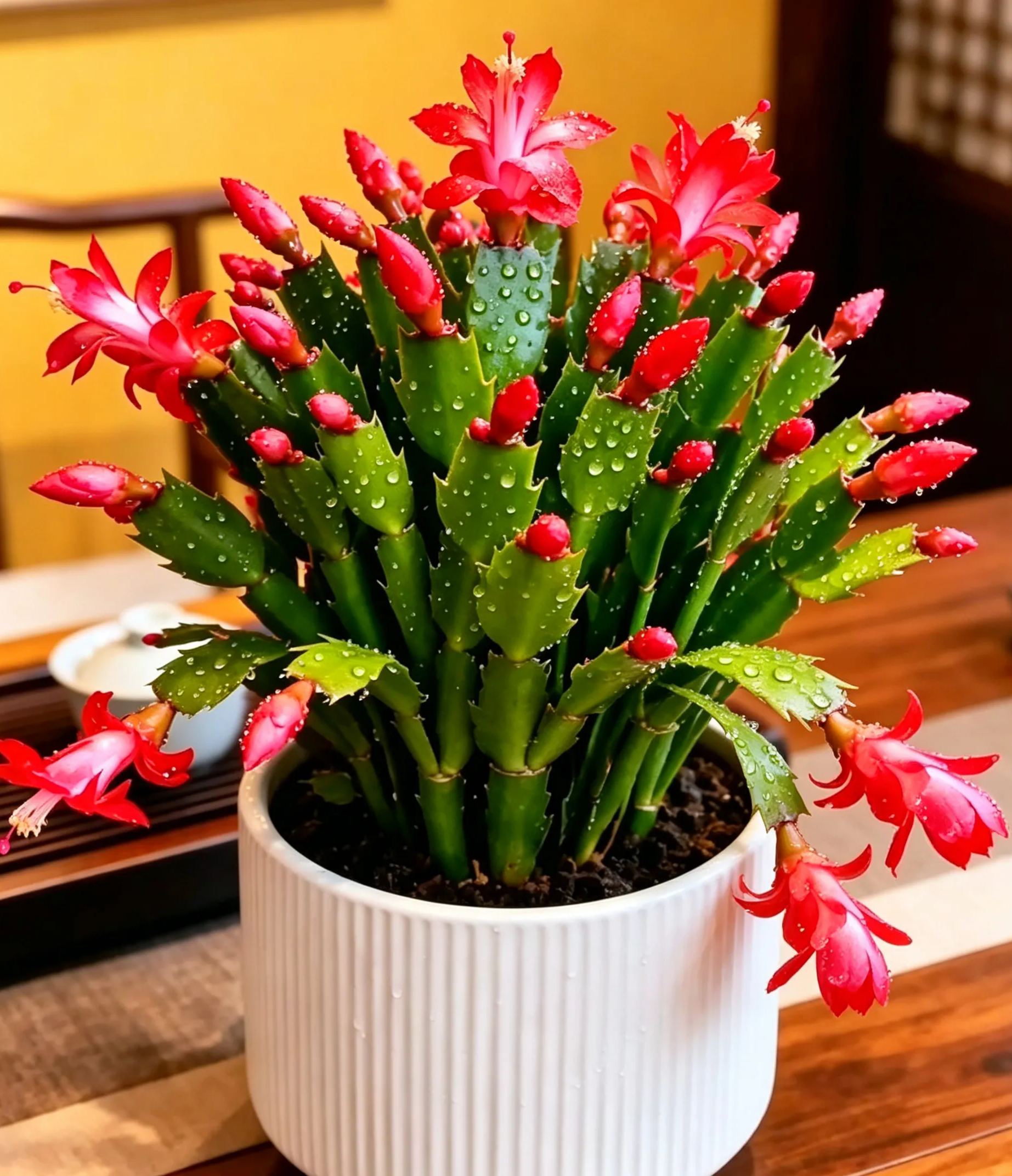 🦀Mix Colors Schlumbergera Bulbs– Easy-Care Blooms in Every Shade, Even in Winter ❄️🌈