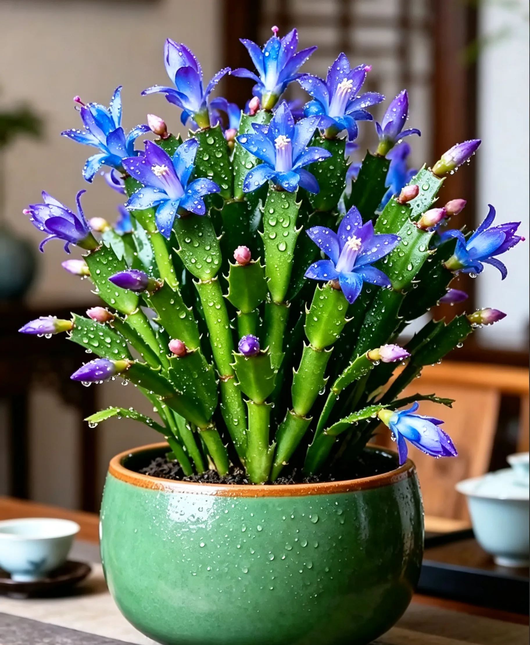 🦀Mix Colors Schlumbergera Bulbs– Easy-Care Blooms in Every Shade, Even in Winter ❄️🌈
